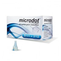 Microdot, igla za inzulinska peresa 8 mm (100 igel)